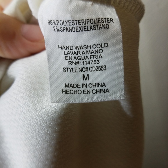 Lulu's White & Silver Dress - Picture 6 of 6